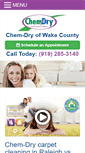 Mobile Screenshot of chemdryofwakecounty.com